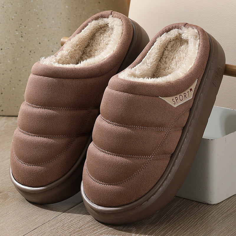Unisex zapatillas de invierno de felpa antideslizante caliente - Nadir