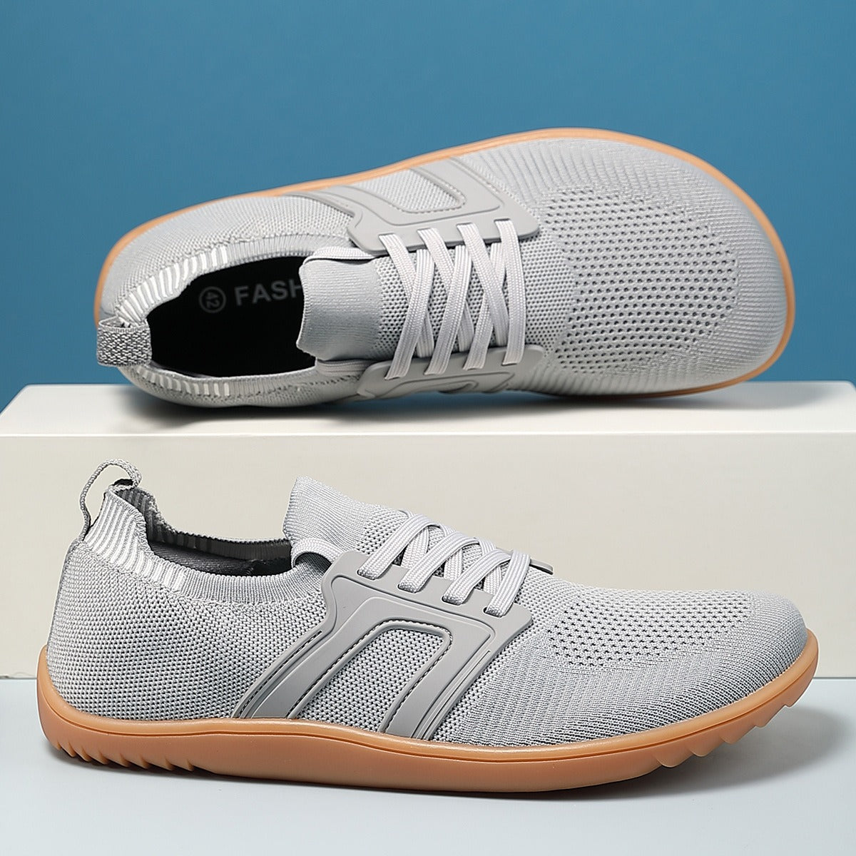 Zapatillas deportivas unisex transpirables con suela antideslizante rosa pastel - Elina