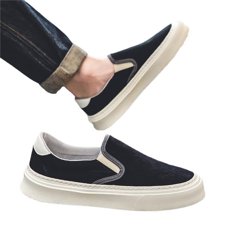 Zapatillas slip-on hombre lona transpirable - Adrix