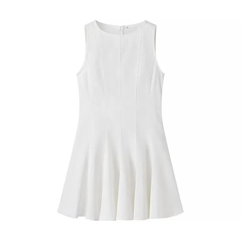 Imana - Favorecedor mini vestido de cuello cuadrado