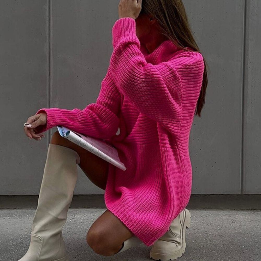 Ariadna - Jersey de punto con cuello alto