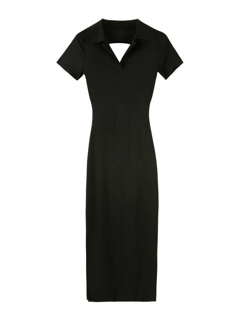Ablet - Vestido ajustado con escote halter