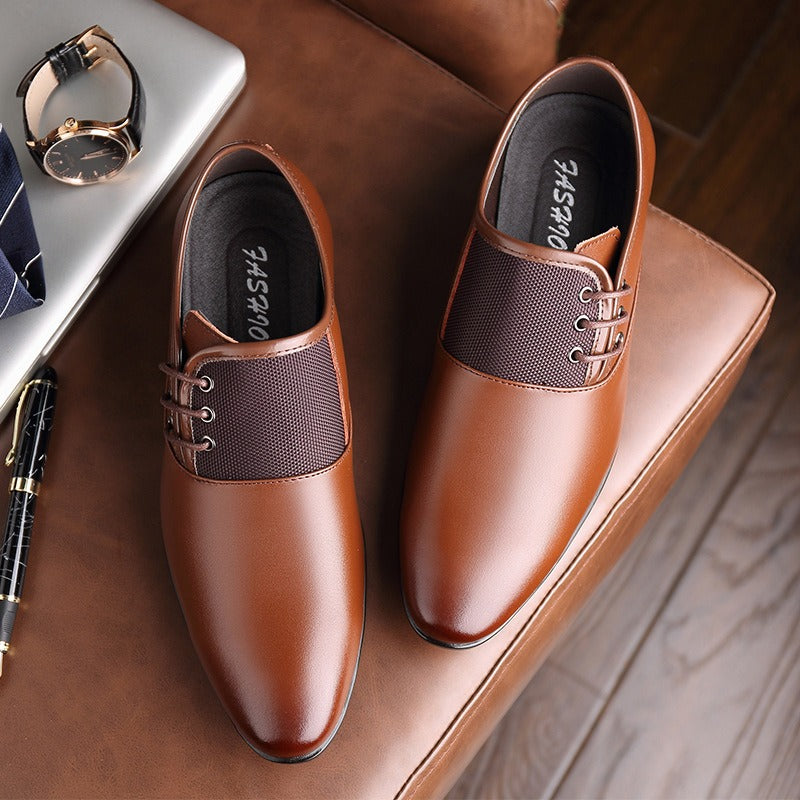 Zapatos formales hombre polipiel puntera afilada estilo elegante - Damián