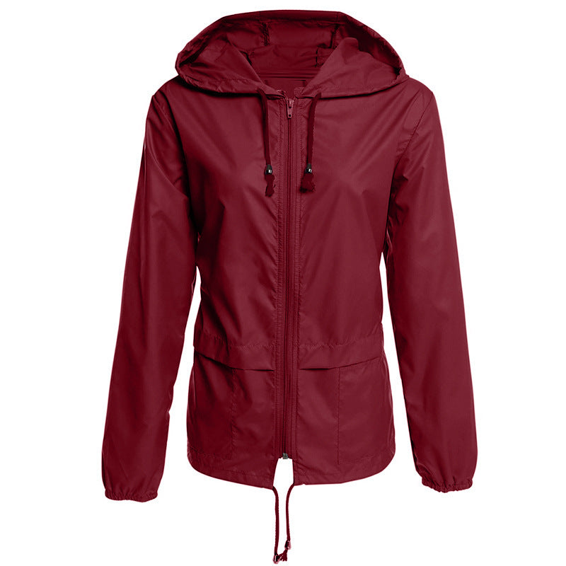 Chaqueta impermeable ligera con capucha - Elarat