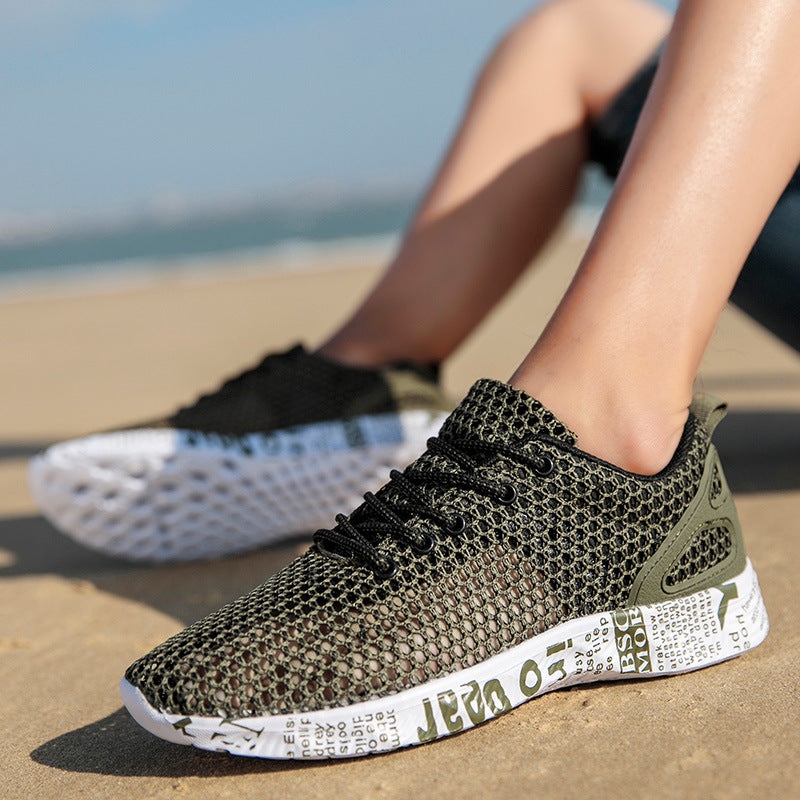 Zapatos transpirables para hombre con diseño de rejilla y suela urbana - Aksel