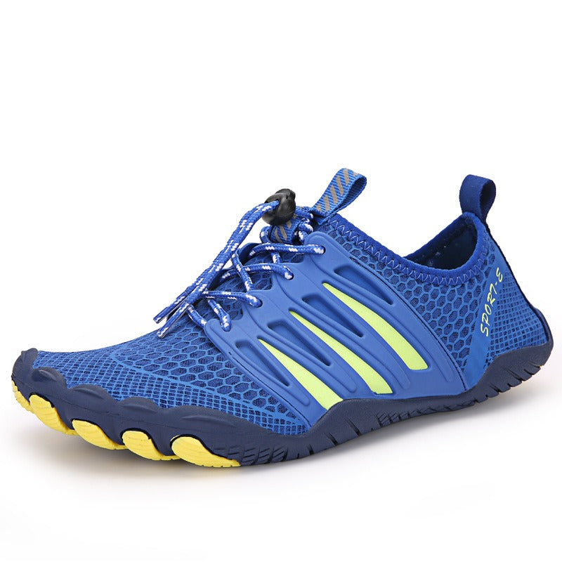Zapatos deportivos unisex de secado rápido azul eléctrico - Alven