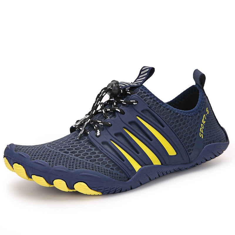 Zapatos deportivos unisex de secado rápido azul eléctrico - Alven