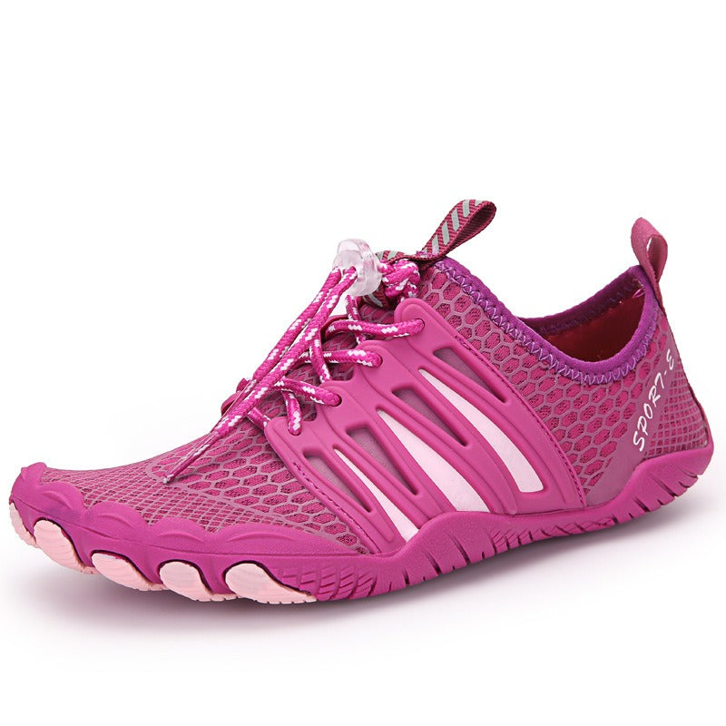 Zapatos deportivos unisex de secado rápido azul eléctrico - Alven