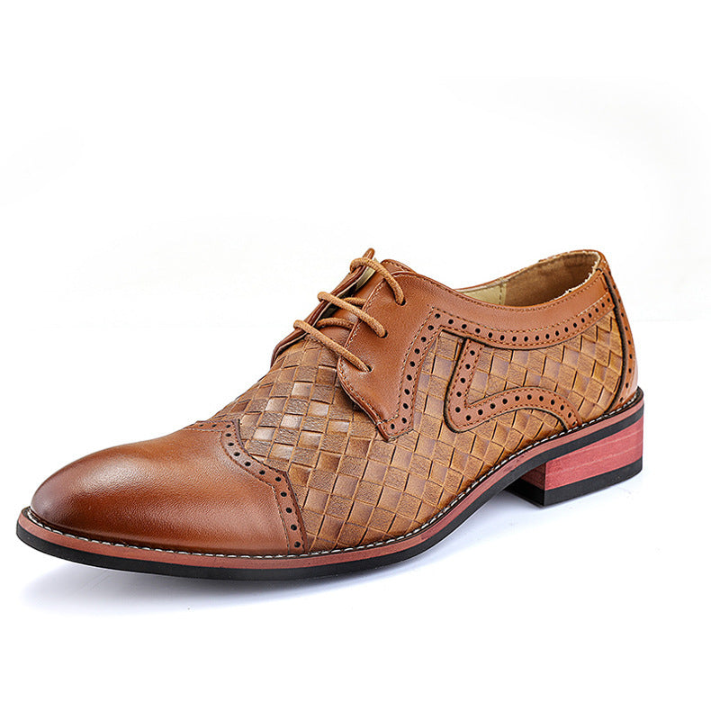 Zapatos de hombre de piel trenzada - Dario