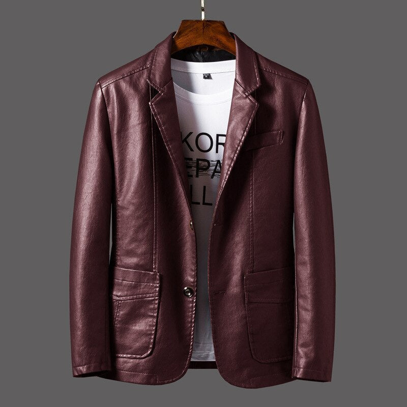 Chavez - Encantadora chaqueta de cuero para hombre