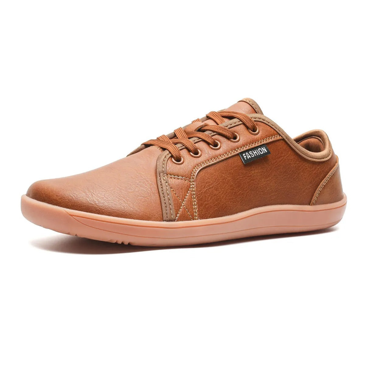 Zapatillas deportivas hombre punta ancha suela flexible - Iker