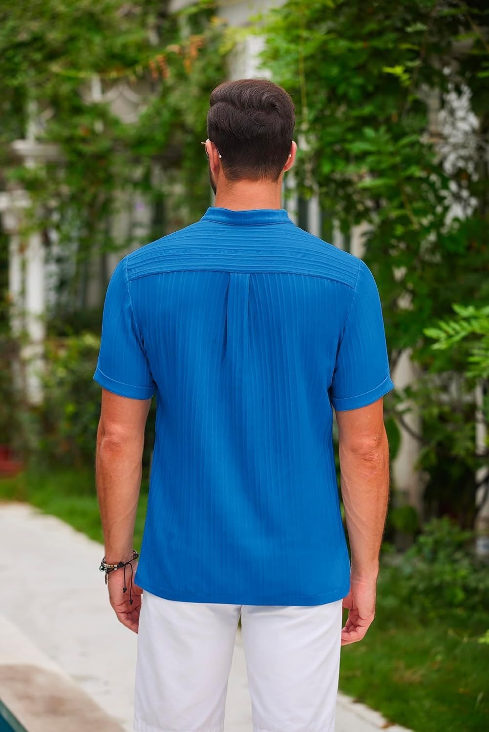 Camisa para hombre cuello mao estilo casual - Daniel