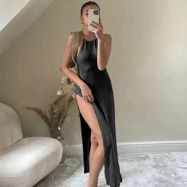 Chelsea - Elegante vestido transparente