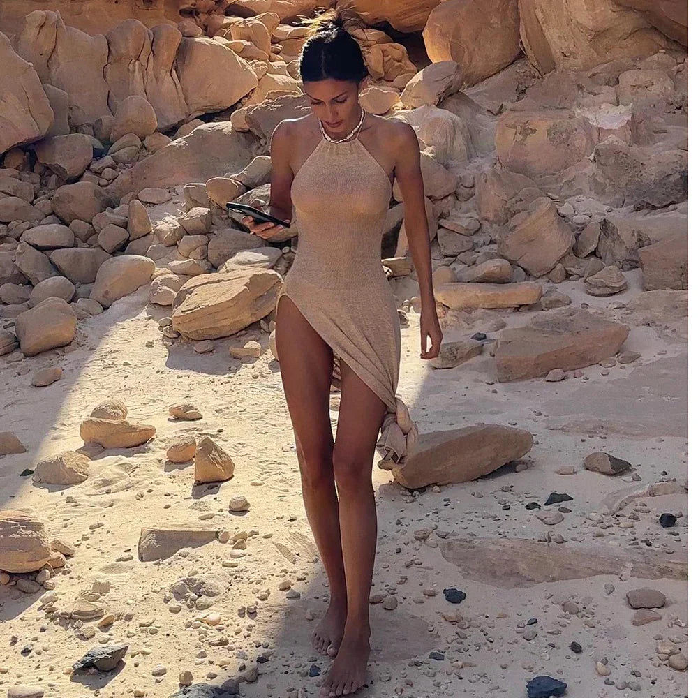 Chelsea - Elegante vestido transparente