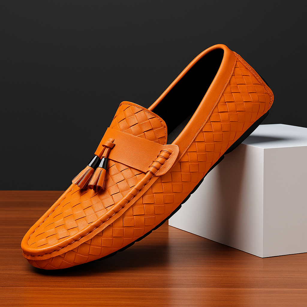 Mocasín de piel con borla - Davin