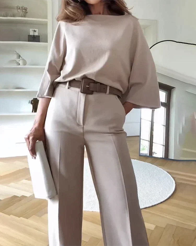 Elena - Elegante conjunto femenino de dos piezas