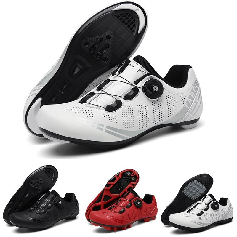 Zapatillas de ciclismo hombre ajuste rápido rojo deportivo - Velox