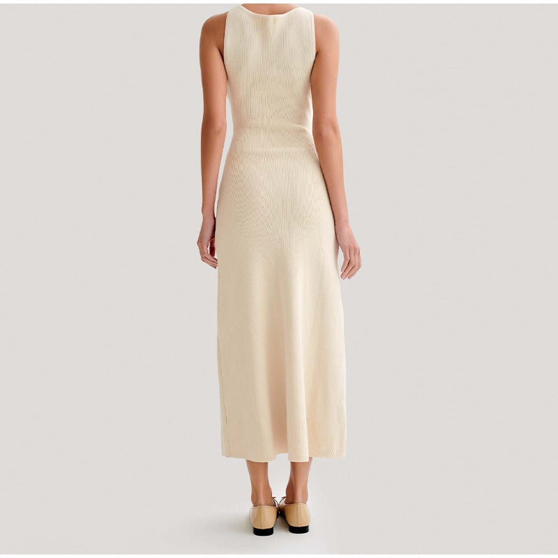 Vestido largo mujer sin mangas - Élodie