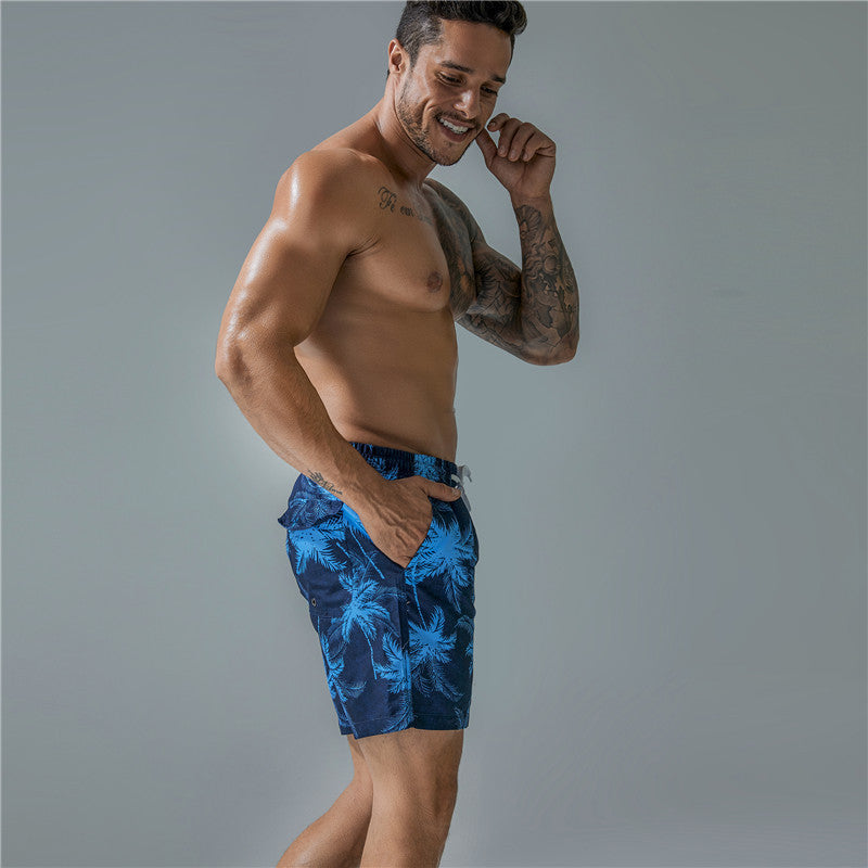 Bañador con estampado de moda para hombre short de playa