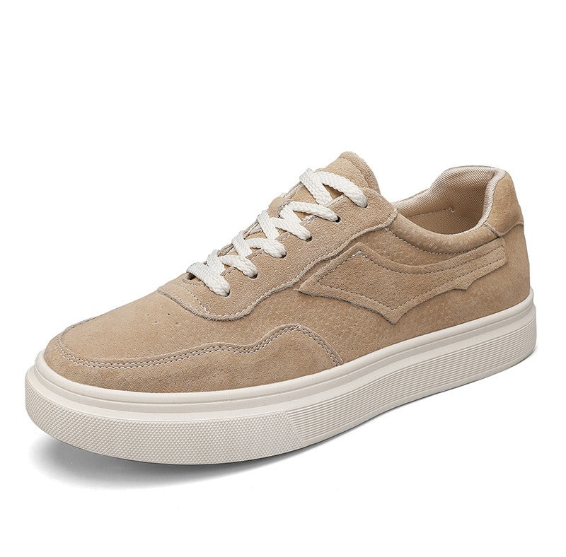 Zapatillas bajas hombre estilo retro británico color camel - Henry