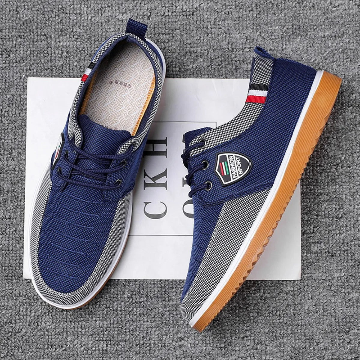 Zapatillas deportivas para hombre de tejido transpirable estilo casual - Bruno