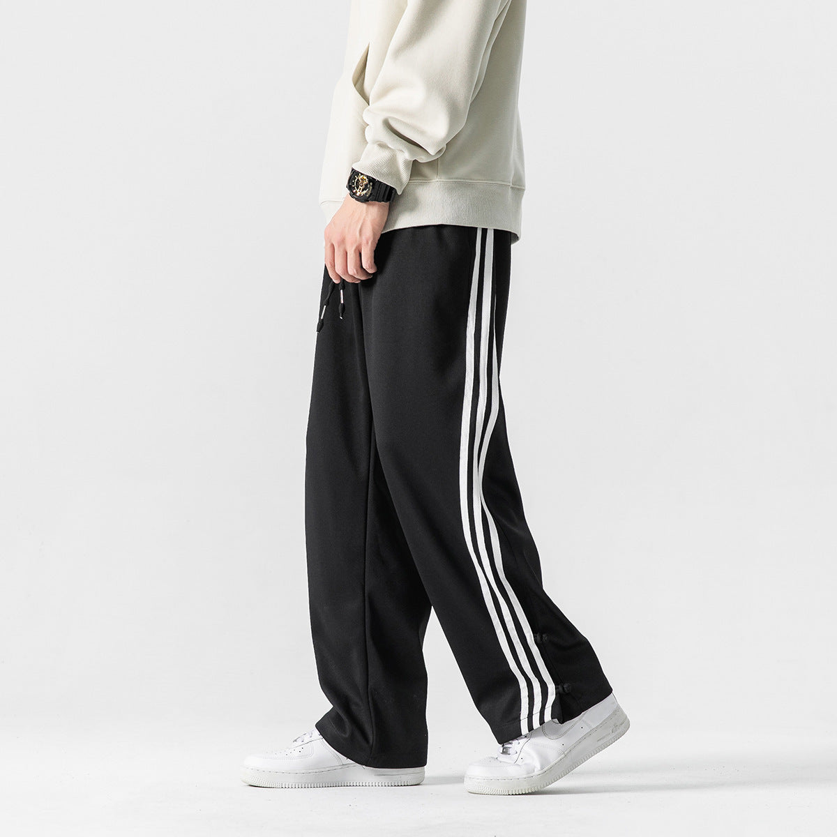 Robert - Pantalones deportivos a rayas de moda para hombre
