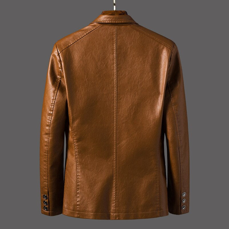 Chavez - Encantadora chaqueta de cuero para hombre