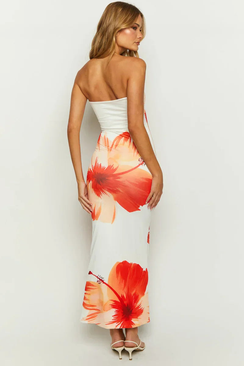 Blossom Elegance - Maxi Vestido