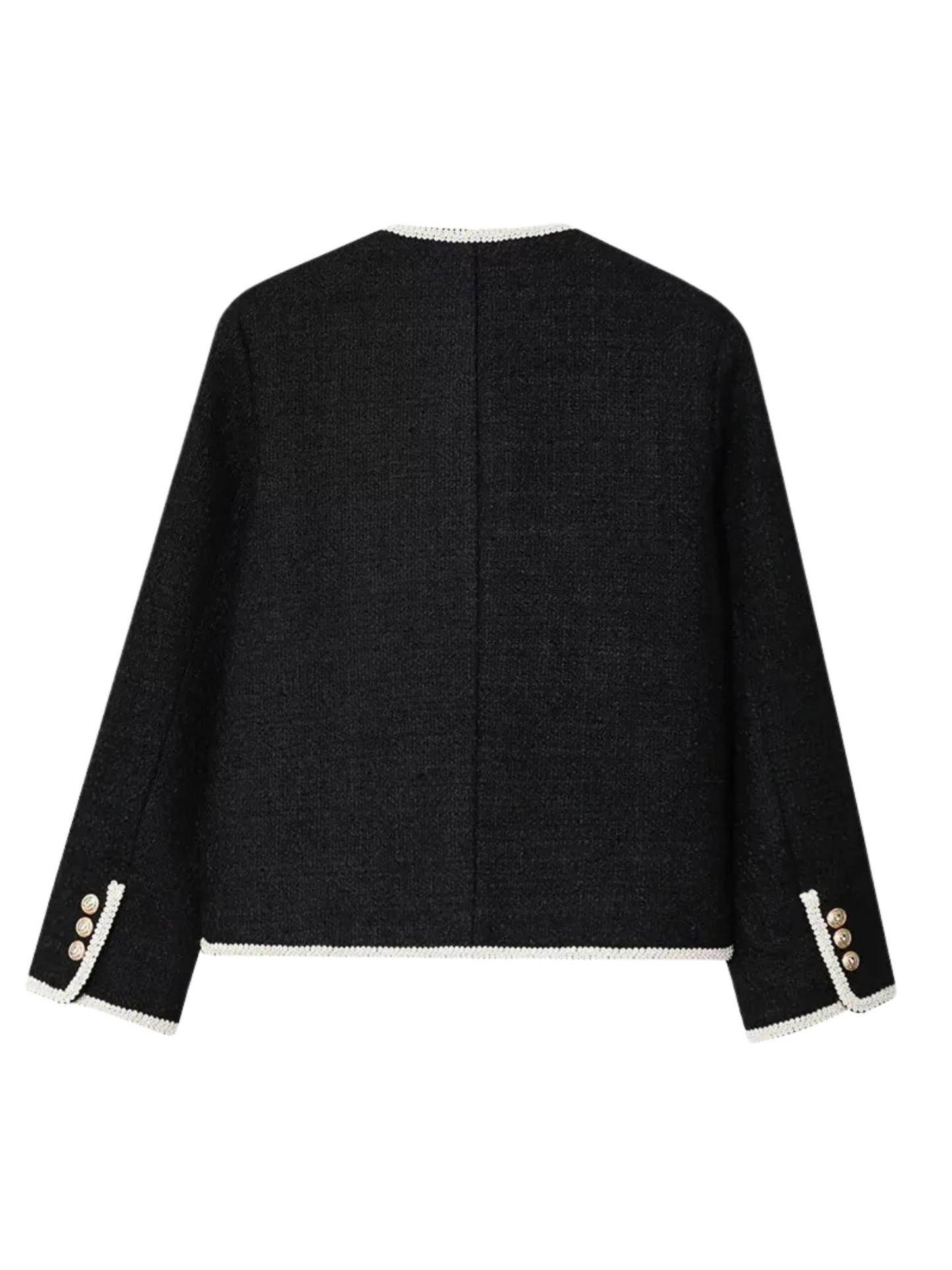 Chaqueta corta de mujer con botones decorativos - Alida