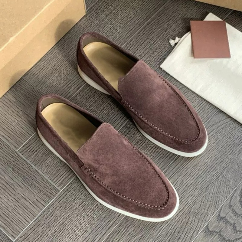 Bandit - Mocasines casual de ante para hombre