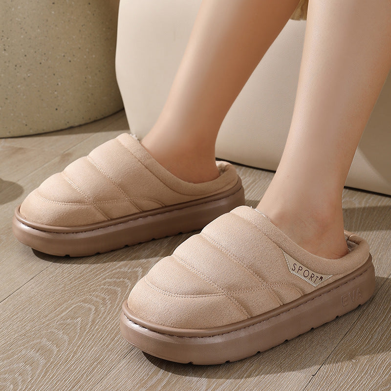 Unisex zapatillas de invierno de felpa antideslizante caliente - Nadir