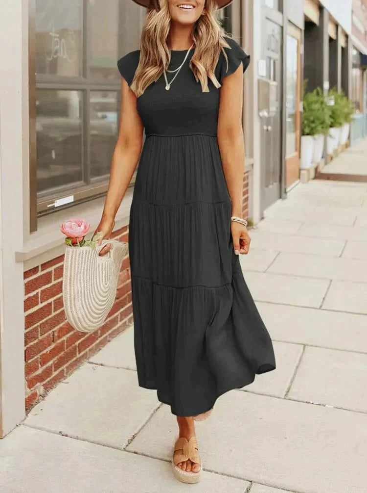 Jayne - Cómodo maxi vestido