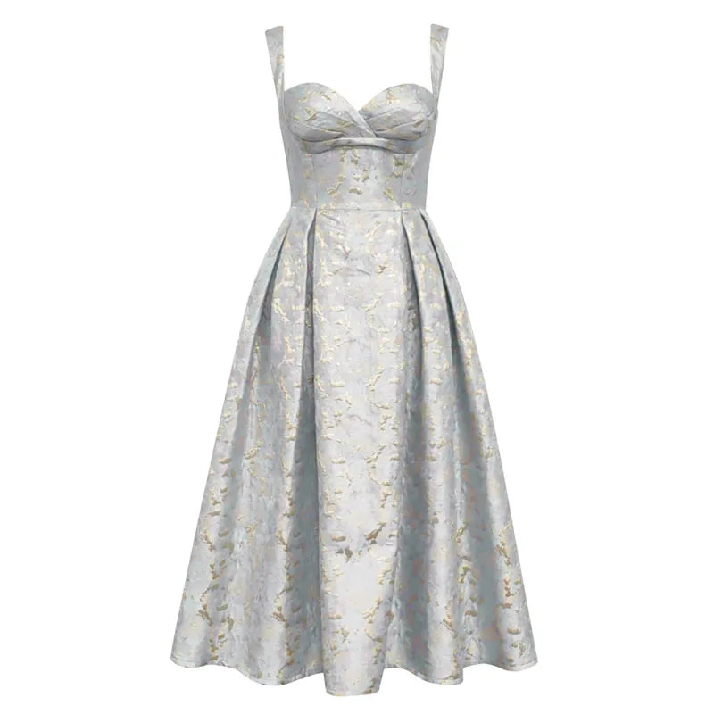 Hilary - Vestido Mujer Flor Sin Mangas