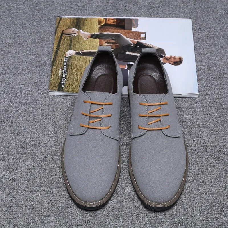 Zapatos de vestir para hombre ante afelpado de estilo clásico británico - Hugo