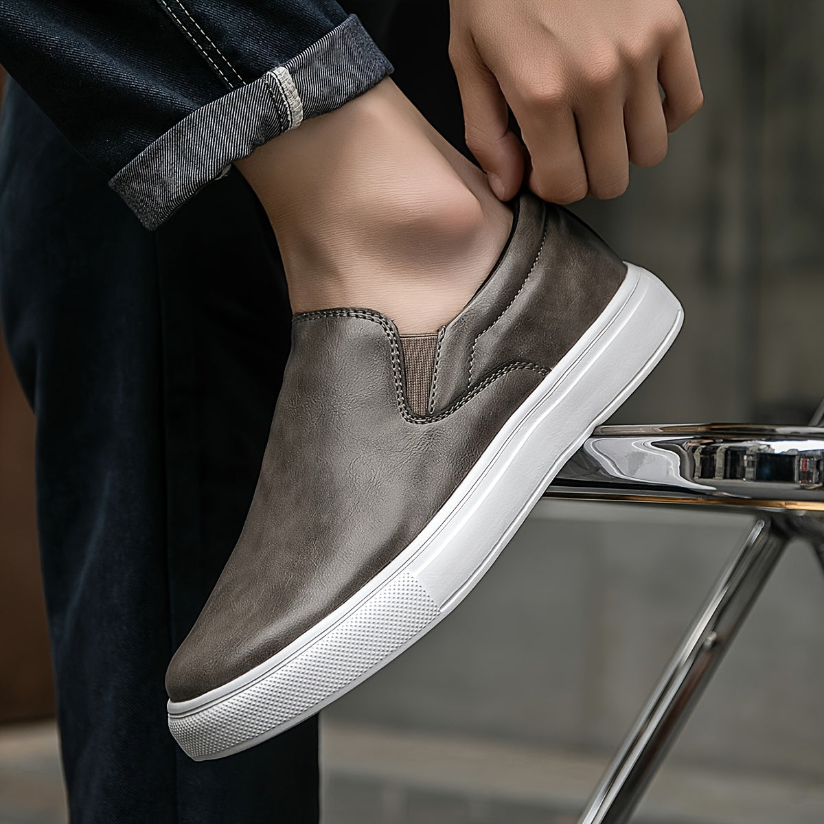 Zapato Slip On Piel - Hamilton