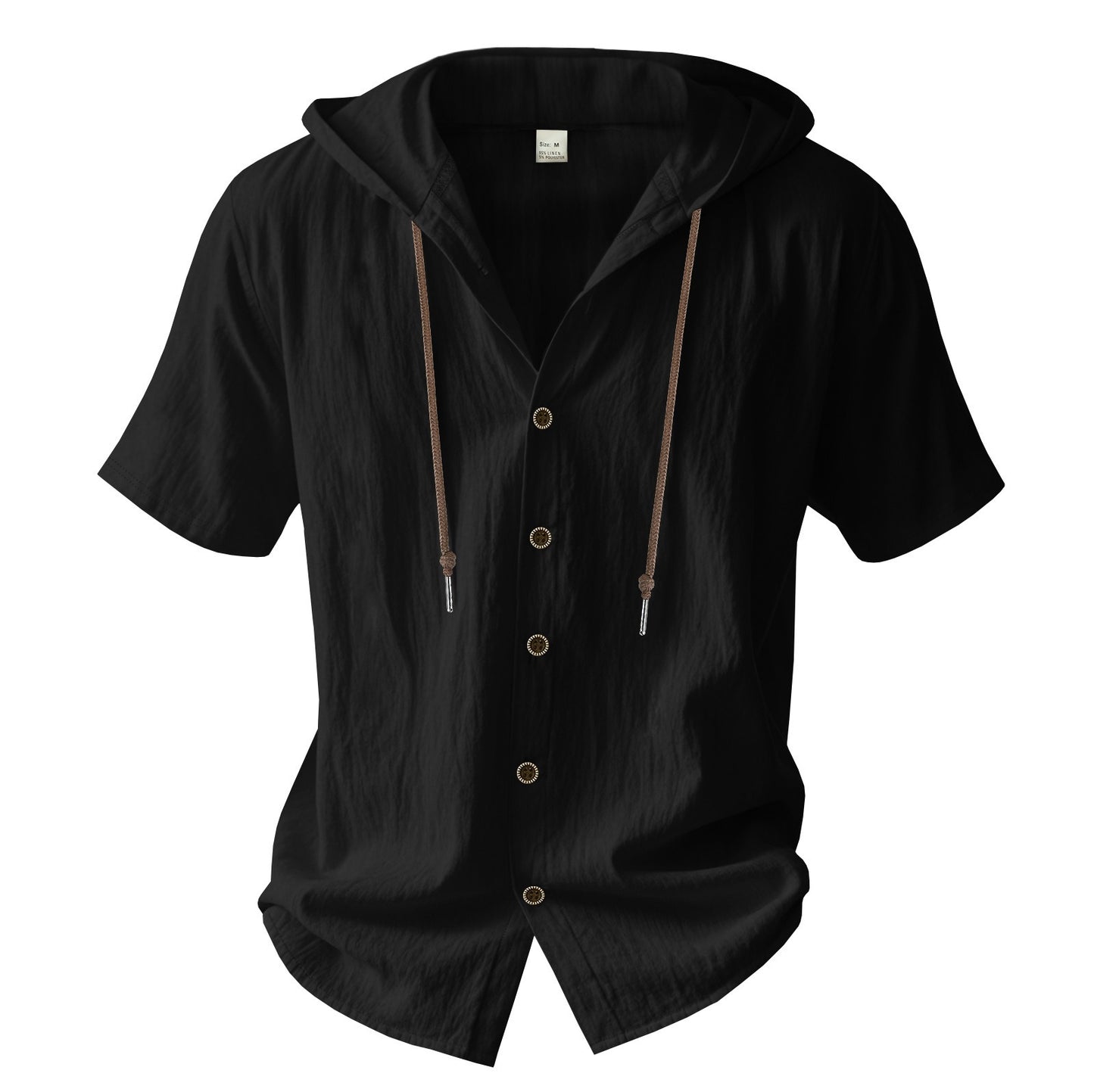 Camisa casual hombre con capucha algodón estilo relajado - Elías