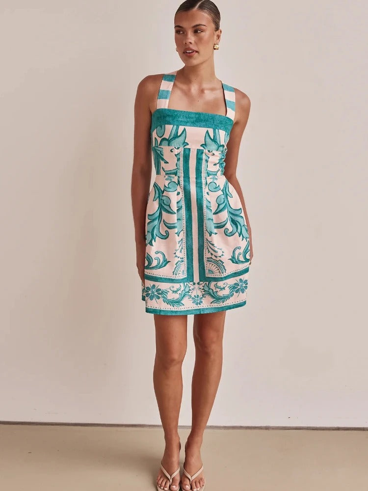 Samira - Vestido Estampado de Verano para Mujer