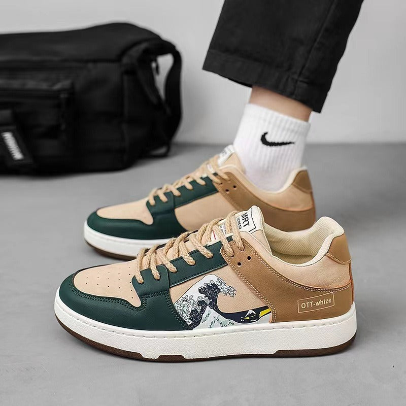 Zapatillas para hombre con diseño multicolor con estampado gráfico - Enzo