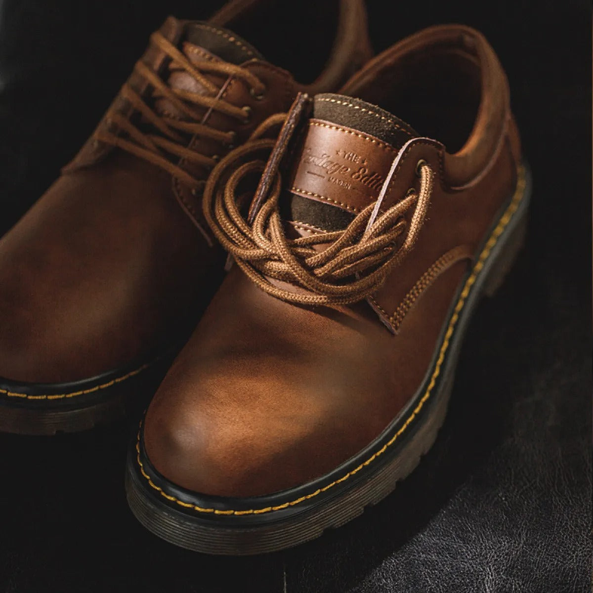 Zapatos bajos hombre cuero genuino estilo casual - Ernesto