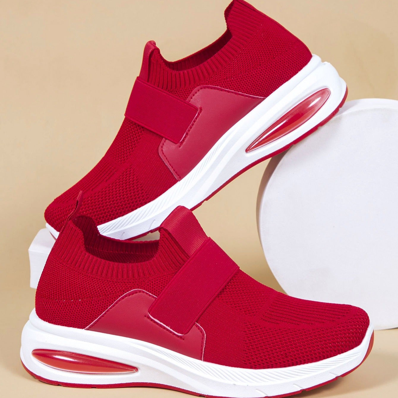 Zapatillas deportivas para mujer tejido transpirable estilo slip-on - Noelia