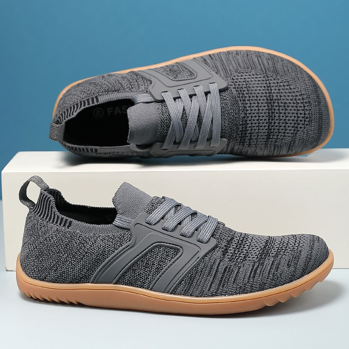 Zapatillas deportivas unisex transpirables con suela antideslizante rosa pastel - Elina