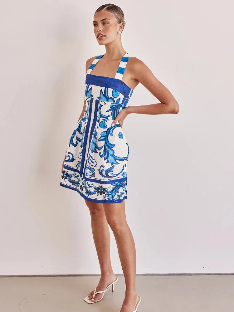 Samira - Vestido Estampado de Verano para Mujer