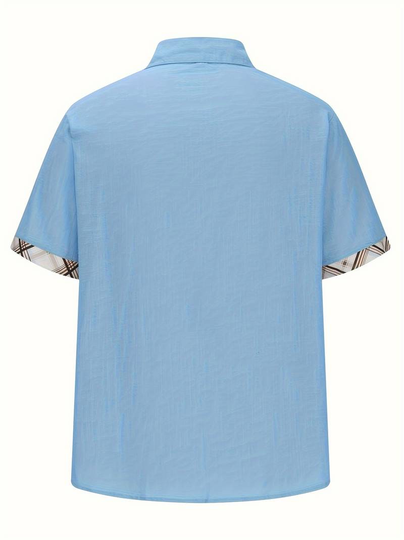 Michael - Elegante camisa tradicional con estampado gráfico a cuadros