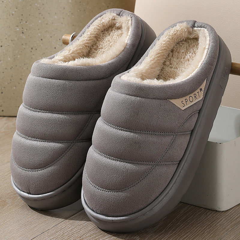Unisex zapatillas de invierno de felpa antideslizante caliente - Nadir