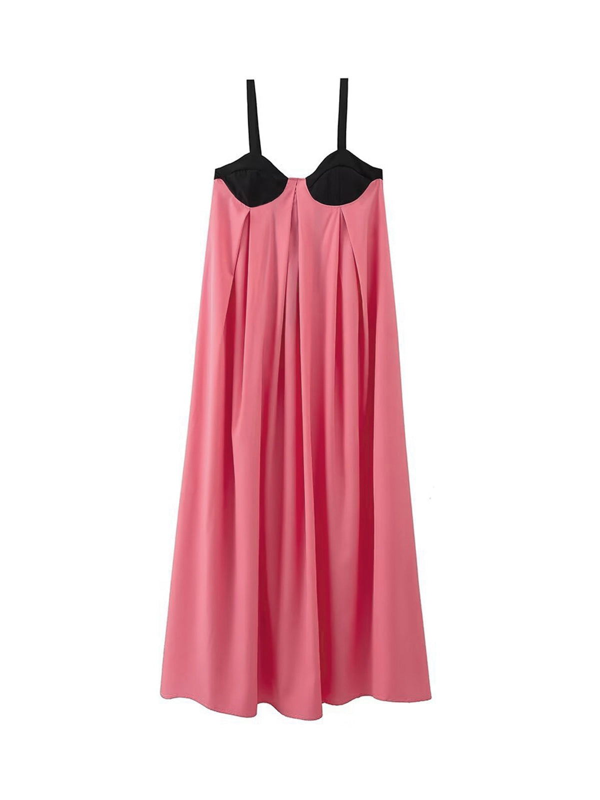 Bárbara - Vestido largo con tirantes y escote halter
