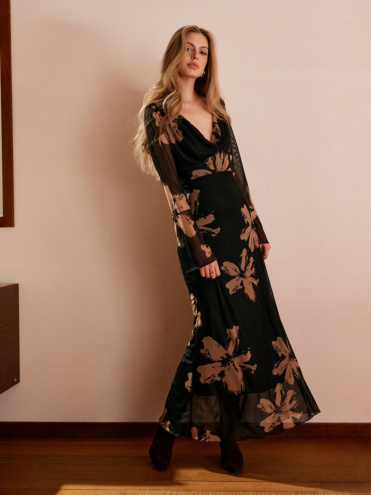 Lena - Vestido Floral Boheme Estampado