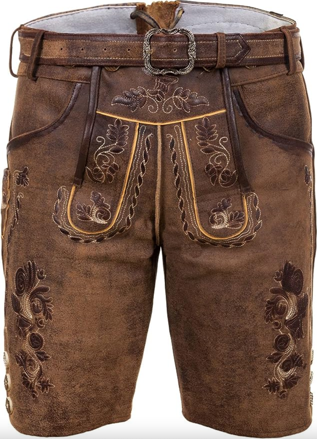 Kai - Pantalones de cuero para hombre, únicos y a la moda
