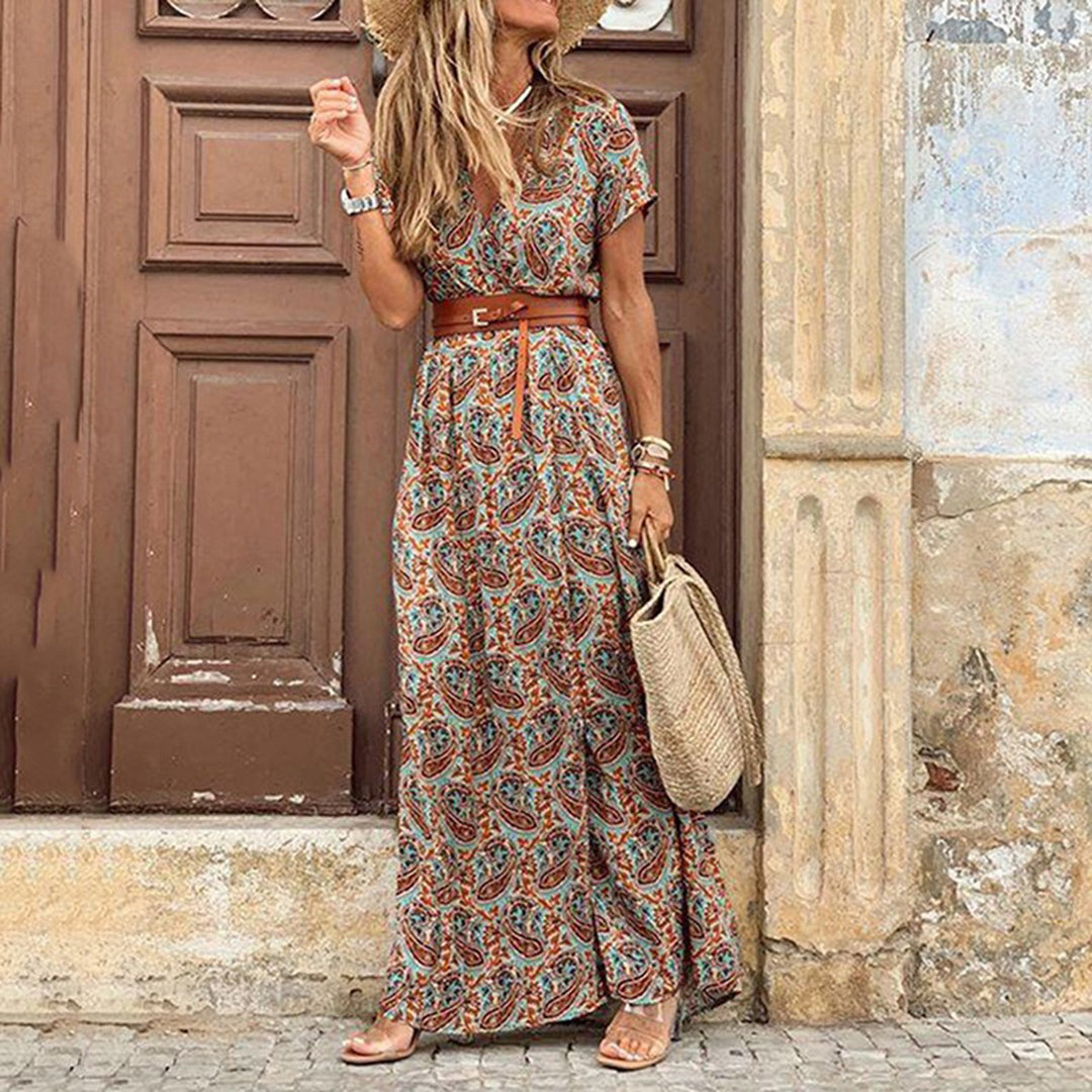 Cazzu - Un vestido bohemio chic y cómodo