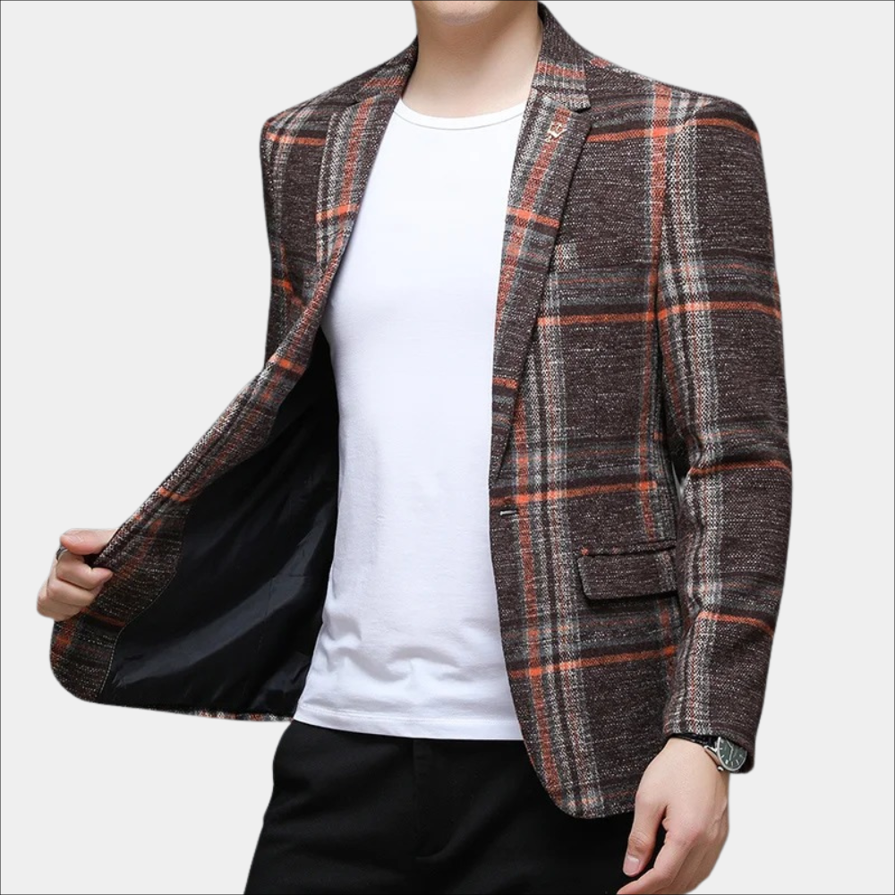 Dagr - Elegante blazer de cuadros para hombre