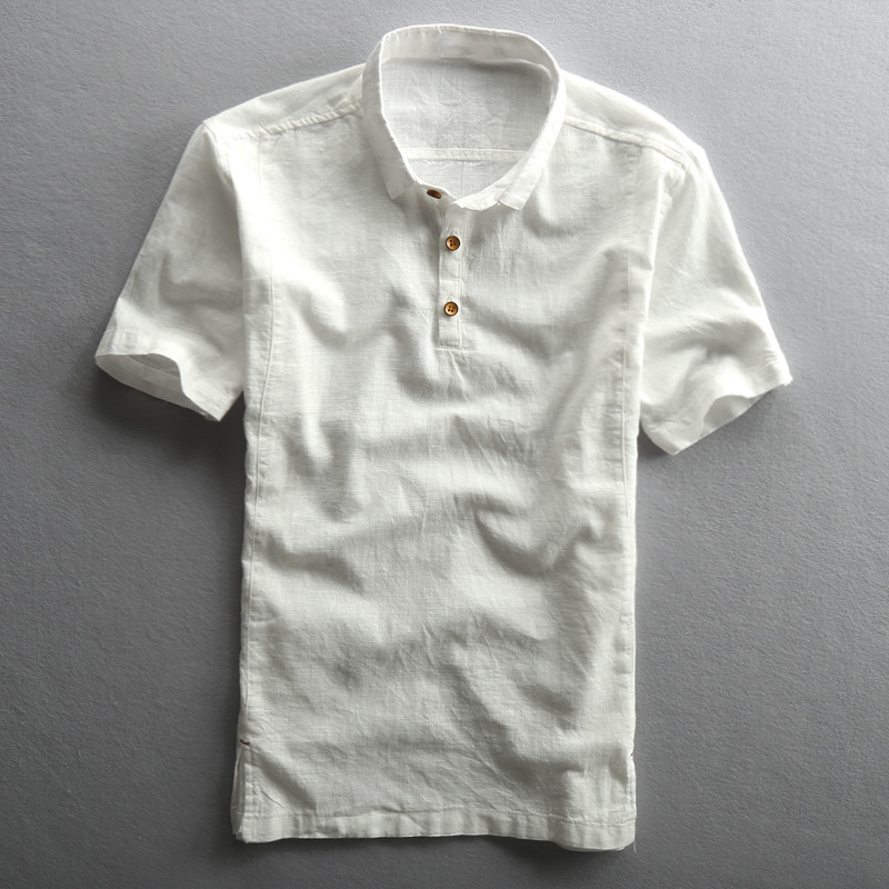 Constantino - Camisa de Algodón y Lino